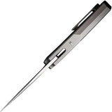 We Knife OAO Framelock WE23001-1 EDC Folding Knife - Satin CPM-20CV Blade For Premium Precision by We Knife Co Ltd