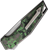 WE Knife OAO Framelock WE23001-3 - Titanium Handle Fat Carbon Inlay CPM-20CV EDC Ready by We Knife Co Ltd