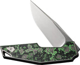 WE Knife OAO Framelock WE23001-3 - Titanium Handle Fat Carbon Inlay CPM-20CV EDC Ready by We Knife Co Ltd
