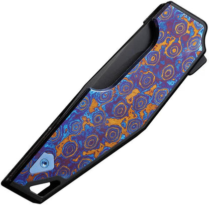 WE Knife Framelock WE23001-4 OAO Timascus Inlay Premium CPM-20CV EDC Knife For Collectors - Timascus Inlay Craftsmanship by We Knife Co Ltd