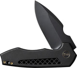 We Knife Harpen Framelock EDC Knife CPM20CV Blade With Black Stonewash Low Profile Titanium Handle For Everyday Carry by We Knife Co Ltd