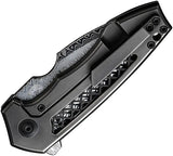 We Knife Harpen Framelock Damasteel WE23019 DS1 - Premium Titanium Handle EDC Knife for Collectors by We Knife Co Ltd