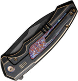 WE Knife Hyperactive Framelock Vanax WE23030-4 Titanium Inlay EDC Knife For Collectors - Vanax Blade Titanium Frame by We Knife Co Ltd