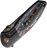 We Knife Nitro OG Framelock Nebula EDC Knife - CPM-20CV Blade, Titanium Handle With Nebula Carbon Fiber Inlay by We Knife Co Ltd