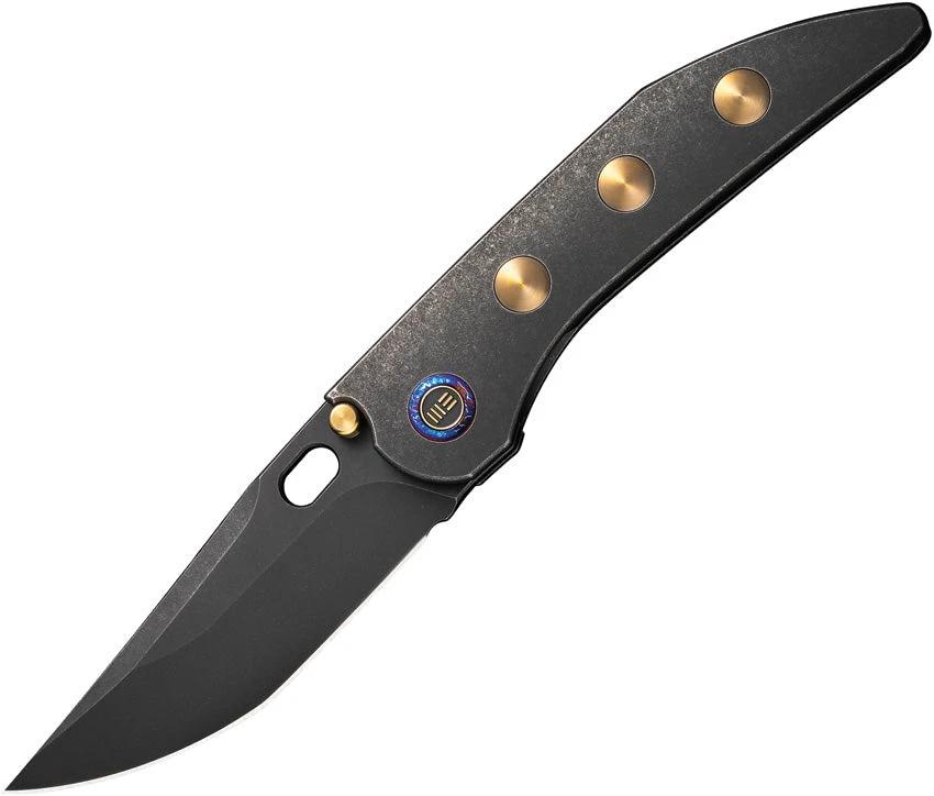 We Knife Co Ltd Attor Framelock Blk/Gold WE23037-1 by We Knife Co Ltd