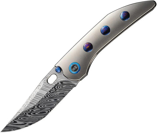 We Knife Co Ltd Attor Framelock Damasteel WE23037-DS1 by We Knife Co Ltd