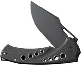 WE Knife Swiftfin Framelock - CPM 20CV Blade, Titanium Handle, Extended Tang Clip, 3.88in EDC by We Knife Co Ltd