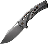 We Knife Co Ltd Swiftfin Framelock Gray WE23051-3 by We Knife Co Ltd