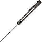 WE Knife Swiftfin Framelock Damasteel - Flame Anodized Titanium Handle EDC Knife For Collectors by We Knife Co Ltd