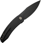 We Knife Sine Wave Nested Linerlock WE23069B-1 - Black Stonewash M390 Folding Knife For EDC Enthusiasts by We Knife Co Ltd