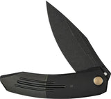 We Knife Sine Wave Nested Linerlock WE23069B-1 - Black Stonewash M390 Folding Knife For EDC Enthusiasts by We Knife Co Ltd