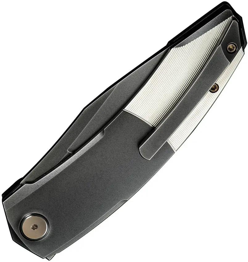 WE Knife Sine Wave Nested Linerlock EDC Knife - Premium M390 Blade With Gray Titanium Handle by We Knife Co Ltd