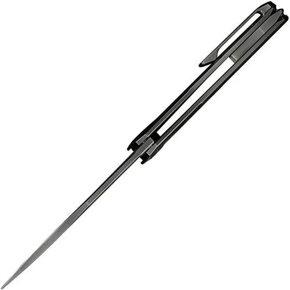 WE Knife Sine Wave Nested Linerlock EDC Knife - Premium M390 Blade With Gray Titanium Handle by We Knife Co Ltd