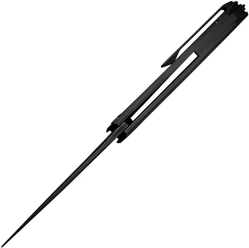 We Knife Acuminal Framelock Knife - Black Vanax Blade And Titanium Handle For EDC Enthusiasts by We Knife Co Ltd