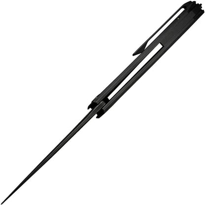 We Knife Acuminal Framelock Knife - Black Vanax Blade And Titanium Handle For EDC Enthusiasts by We Knife Co Ltd