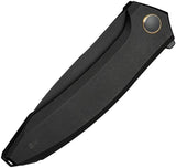 We Knife Acuminal Framelock Knife - Black Vanax Blade And Titanium Handle For EDC Enthusiasts by We Knife Co Ltd