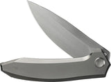 We Knife Acuminal Framelock Folding Knife With Vanax Blade Extended Tang Bead Blast Titanium Handle - Premium EDC by We Knife Co Ltd