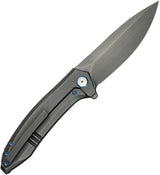 We Knife Acuminal Framelock Gray WE23070-3 - Vanax Blade, Titanium Handle, Precision EDC Knife by We Knife Co Ltd
