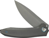 We Knife Acuminal Framelock Gray WE23070-3 - Vanax Blade, Titanium Handle, Precision EDC Knife by We Knife Co Ltd