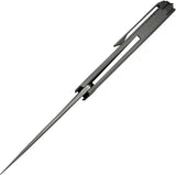We Knife Acuminal Framelock Gray WE23070-3 - Vanax Blade, Titanium Handle, Precision EDC Knife by We Knife Co Ltd