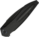 We Knife Fluxor Nested Linerlock Wharncliffe Premium EDC Knife - 4 Inch Bohler M390 Blade In Black Titanium by We Knife Co Ltd