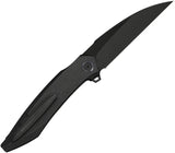 We Knife Fluxor Nested Linerlock Wharncliffe Premium EDC Knife - 4 Inch Bohler M390 Blade In Black Titanium by We Knife Co Ltd
