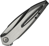 We Knife Fluxor WE23071-4 - Premium Nested Linerlock Wharncliffe Knife With M390 Satin Titanium Handle by We Knife Co Ltd