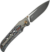 WE Knife Guthrie Bolster Nebula Lock EDC Knife - CPM-20CV Blade With Titanium Handle And Nebula Carbon Fiber Inlay by We Knife Co Ltd