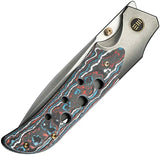 WE Knife Guthrie Bolster Nebula Lock EDC Knife - CPM-20CV Blade With Titanium Handle And Nebula Carbon Fiber Inlay by We Knife Co Ltd