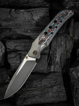 WE Knife Guthrie Bolster Nebula Lock EDC Knife - CPM-20CV Blade With Titanium Handle And Nebula Carbon Fiber Inlay by We Knife Co Ltd