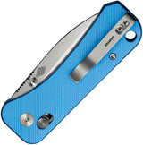 We Knife Co Banter 2 Crossbar Lock Knife - Blue Aluminum Handle CPM S35VN Blade For Everyday Carry by We Knife Co Ltd