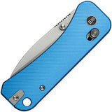 We Knife Co Banter 2 Crossbar Lock Knife - Blue Aluminum Handle CPM S35VN Blade For Everyday Carry by We Knife Co Ltd