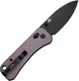 We Knife Banter 2 Crossbar Lock Purple Aluminum EDC Knife - Premium CPM S35VN Blade for Everyday Carry by We Knife Co Ltd