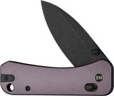 We Knife Banter 2 Crossbar Lock Purple Aluminum EDC Knife - Premium CPM S35VN Blade for Everyday Carry by We Knife Co Ltd