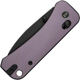 We Knife Banter 2 Crossbar Lock Purple Aluminum EDC Knife - Premium CPM S35VN Blade for Everyday Carry by We Knife Co Ltd