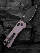 We Knife Banter 2 Crossbar Lock Purple Aluminum EDC Knife - Premium CPM S35VN Blade for Everyday Carry by We Knife Co Ltd