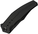 We Knife Co Kyklos Framelock EDC Knife - M390 Titanium Handle Black Stonewash Extended Tang Pocket Clip by We Knife Co Ltd