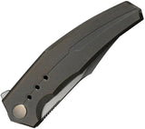 We Knife Co Ltd Kyklos Framelock Folding Knife M390 Titanium Bronze Stonewash - Premium EDC Performance by We Knife Co Ltd