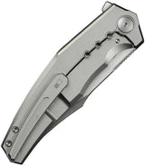 We Knife Kyklos Framelock Knife - Satin M390 Blade, Titanium Handle, Extended Tang For EDC by We Knife Co Ltd