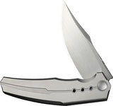 We Knife Kyklos Framelock Knife - Satin M390 Blade, Titanium Handle, Extended Tang For EDC by We Knife Co Ltd