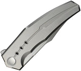 We Knife Kyklos Framelock Knife - Satin M390 Blade, Titanium Handle, Extended Tang For EDC by We Knife Co Ltd