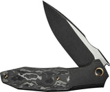 We Knife Archeozoic Interframe WE23091-1 Premium EDC Knife With M390 Blade Titanium Handle And Shredded CF Inlay by We Knife Co Ltd