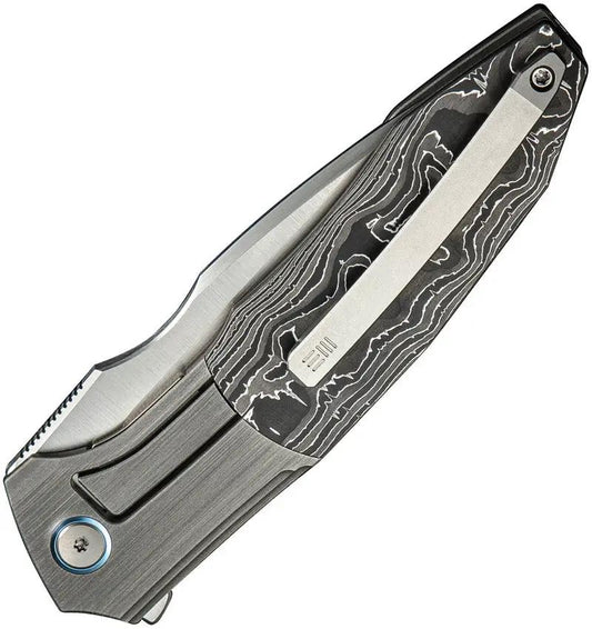 WE Knife Archeozoic Interframe Lock Knife WE23091-2 - Premium M390 Satin Blade for EDC Enthusiasts by We Knife Co Ltd