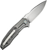 WE Knife Archeozoic Interframe Lock Knife WE23091-2 - Premium M390 Satin Blade for EDC Enthusiasts by We Knife Co Ltd