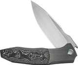 WE Knife Archeozoic Interframe Lock Knife WE23091-2 - Premium M390 Satin Blade for EDC Enthusiasts by We Knife Co Ltd