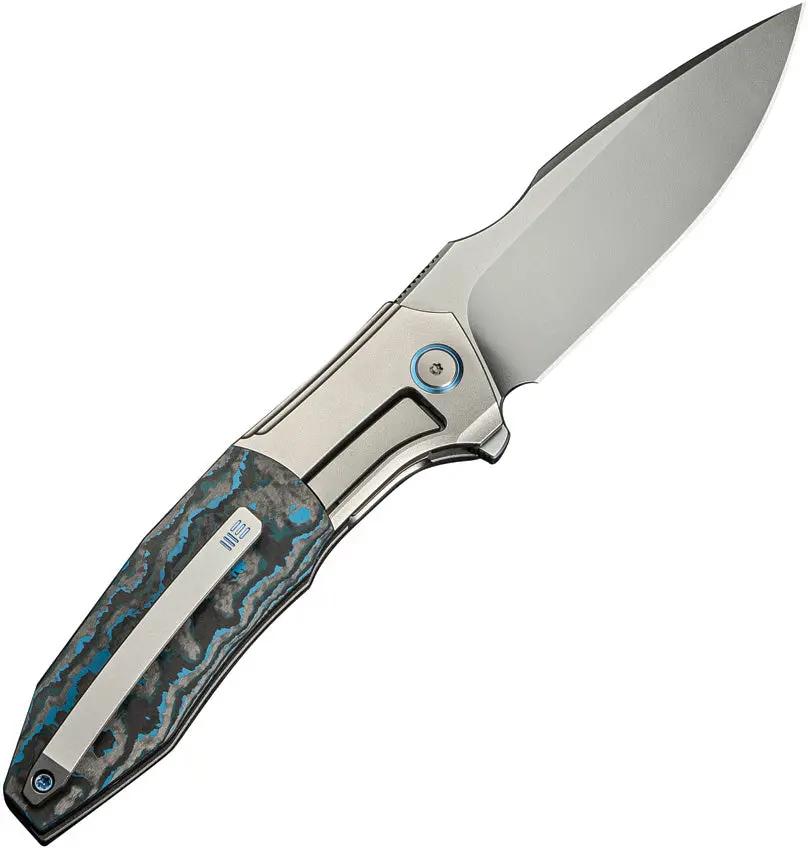 WE Knife Archeozoic Interframe Lock WE23091-4 - Bohler M390 Blade, Titanium Handle With Fat Carbon Inlay by We Knife Co Ltd