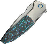WE Knife Archeozoic Interframe Lock WE23091-4 - Bohler M390 Blade, Titanium Handle With Fat Carbon Inlay by We Knife Co Ltd