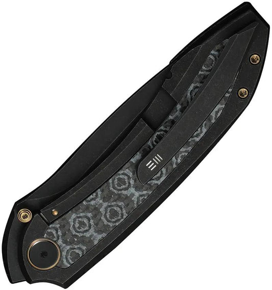 We Knife Winsome Nested Framelock WE23092-1 - Bohler M390 Blade With Rose Carbon Fiber Inlay For EDC Enthusiasts by We Knife Co Ltd