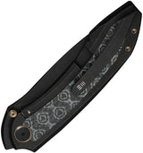 We Knife Winsome Nested Framelock WE23092-1 - Bohler M390 Blade With Rose Carbon Fiber Inlay For EDC Enthusiasts by We Knife Co Ltd