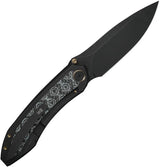 We Knife Winsome Nested Framelock WE23092-1 - Bohler M390 Blade With Rose Carbon Fiber Inlay For EDC Enthusiasts by We Knife Co Ltd